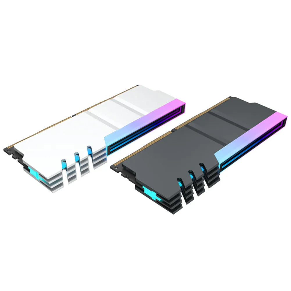 Memory Module Radiator DDR4 DDR5 Ram Cooler Radiator 5V 3PIN ARGB AURA Sync Aluminum Alloy Heat-resistance Computer Accessories