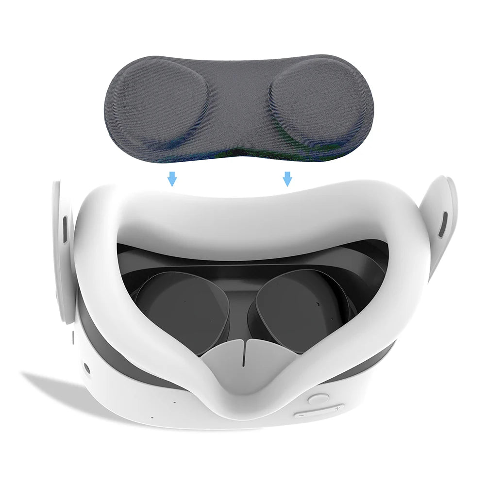 VR Lens Cover Anti-Scratch Dustproof Lens Case Lens Cap Replacement for Meta Quest 3S/3/2/Pico4 Ultra VR Accessories