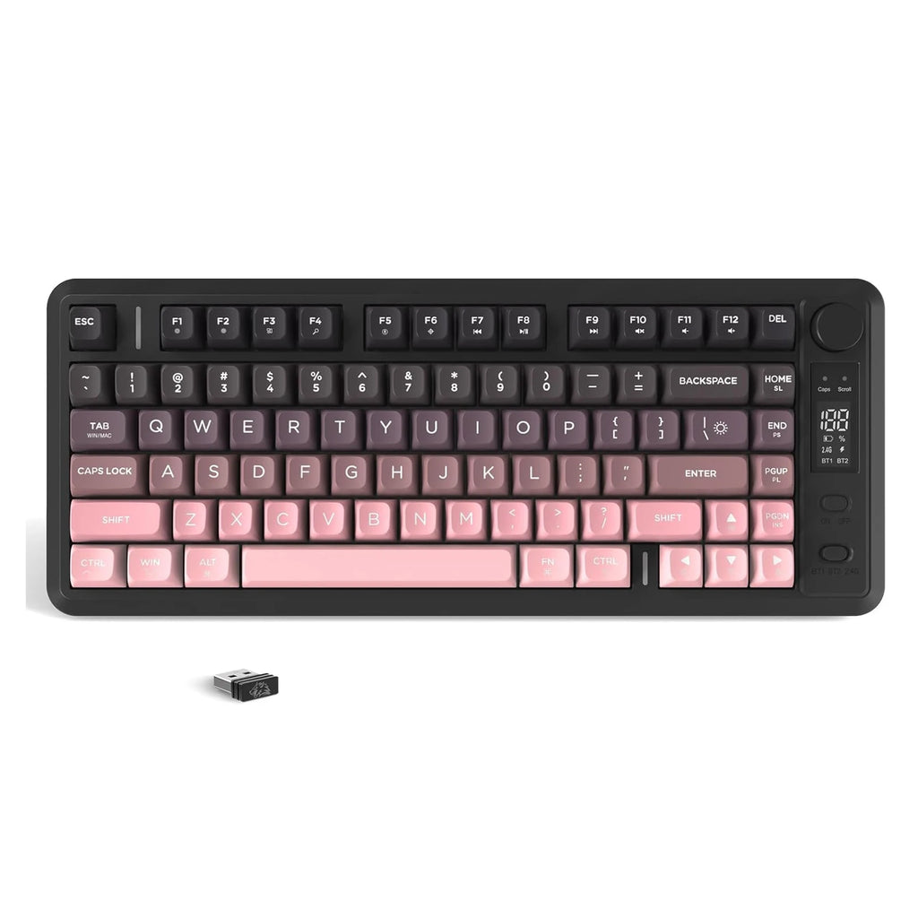 ATTACK SHARK M75 Wireless Gaming Keyboard with OLED Display