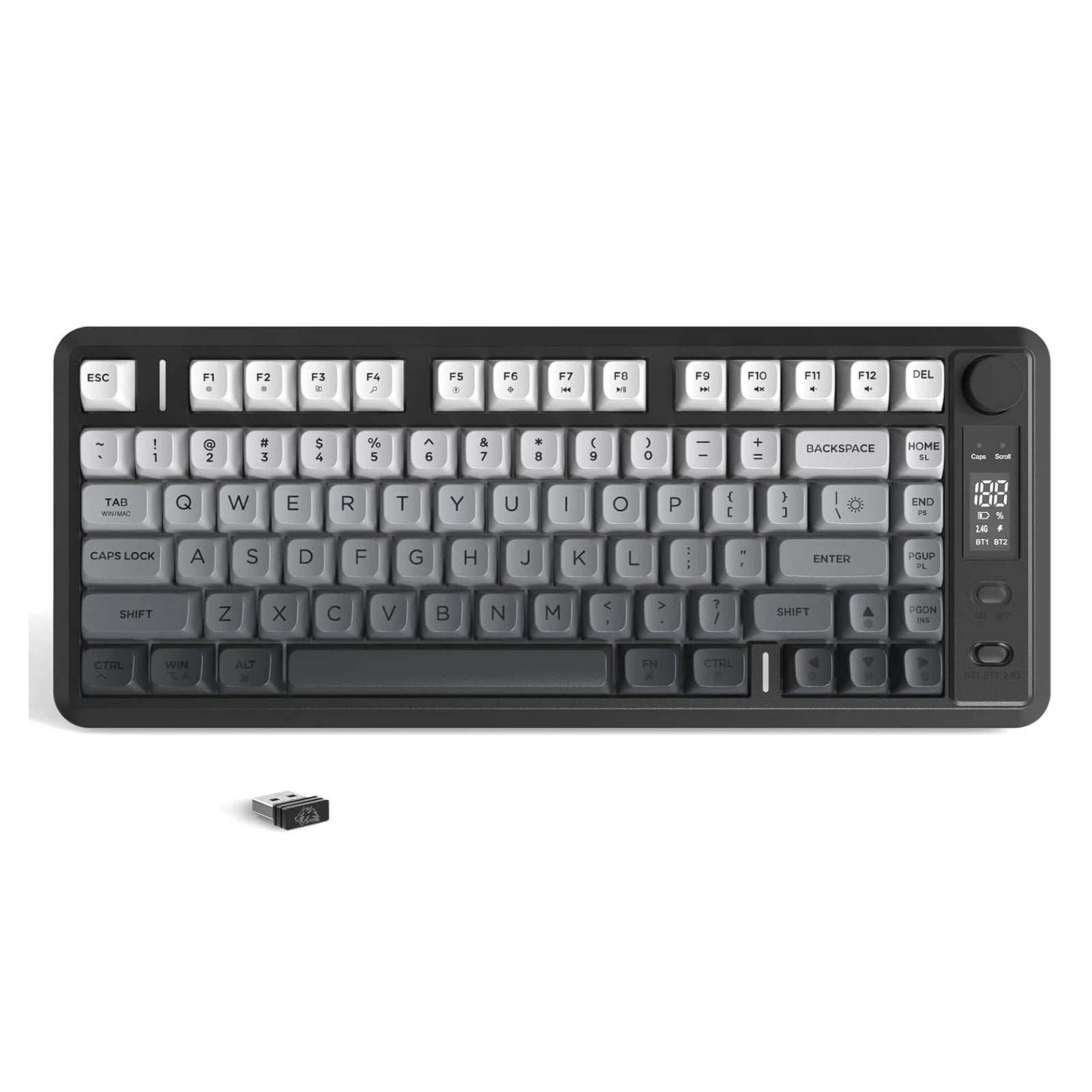 ATTACK SHARK M75 Wireless Gaming Keyboard with OLED Display