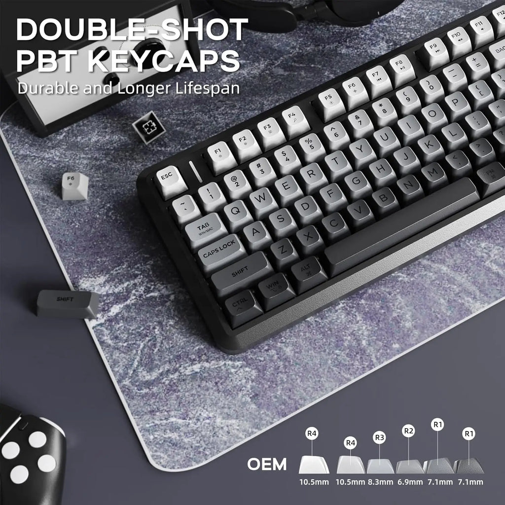 ATTACK SHARK M75 Wireless Gaming Keyboard with OLED Display